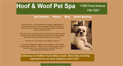 Desktop Screenshot of hoofandwoofpetspa.com